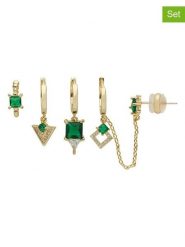 U.S. Polo Assn. Kolczyki-kreole (5 szt.) z kryształami rozmiar: onesize. Białe kolczyki U.S. Polo Assn., z kryształem, metalowe. Za 56.99 zł.