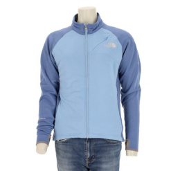 Second life - The North Face bluza polarowa damska Vintage Y2K - Jak nowy. Niebieskie bluzy sportowe The North Face, l, bez wzorów, z materiału, bez kaptura. Za 170.36 zł.