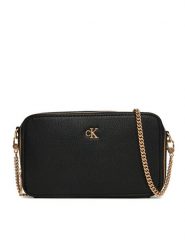Calvin Klein Jeans Torebka Minimal Mono Camera Bag LV04K1086G Czarny. Czarne torebki klasyczne Calvin Klein Jeans, bez wzorów, z jeansu, bez dodatków. Za 349.99 zł.