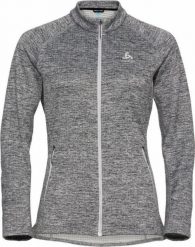 Bluza rozpinana bez kaptura damska ODLO Tencia Mid Layer Full Zip. Szare bluzy Odlo, xs, bez wzorów, z materiału, bez kaptura. Za 370.05 zł.