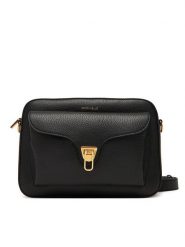 Coccinelle Torebka MF6 Coccinelle Beat Soft E1 MF6 55 04 01 Czarny. Czarne listonoszki Coccinelle, bez wzorów, ze skóry, bez dodatków. Za 1,299.00 zł.