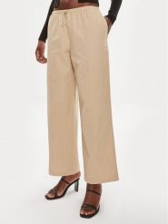 Brave Soul Spodnie materiałowe LTRW-272LIBBYST Beżowy Straight Fit. Brązowe spodnie materiałowe Brave Soul, m, bez wzorów, z bawełny. Za 79.99 zł.