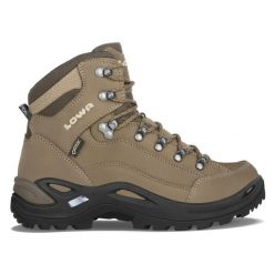 Buty trekkingowe damskie Lowa Renegade Gtx Mid S. Brązowe trekkingi Lowa, z materiału, za kostkę, trekkingowe. Za 862.35 zł.