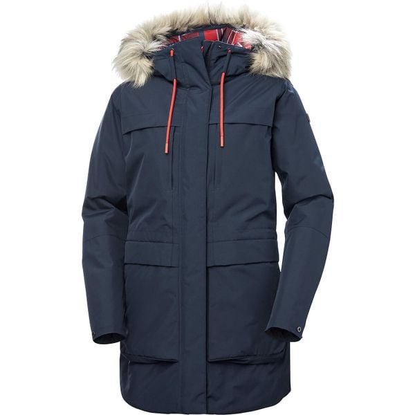 Parka dla kobiet Helly Hansen Coastal. Czarne parki Helly Hansen, na zimę, s, z futra, sportowe, bez kaptura. Za 895.65 zł.