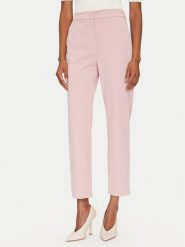 Maryley Spodnie materiałowe 25EB539/M06/14RS Różowy Regular Fit. Czerwone spodnie materiałowe Maryley, m, bez wzorów, z bawełny. Za 249.99 zł.