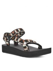 Teva Sandały Midform Universal 1090969 Czarny. Czarne obuwie sportowe Teva, bez wzorów, z materiału, bez obcasa, bez zapięcia. Za 329.99 zł.