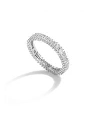 Miu Silver Srebrny pierścionek z cyrkoniami rozmiar: 48. Szare pierścionki Miu Silver, z cyrkonią, srebrne. Za 95.69 zł.