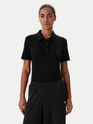 Guess Body V6RP00 KD772 Czarny Slim Fit. Czarne body Guess, l, z aplikacjami, z lyocellu. Za 299.99 zł.