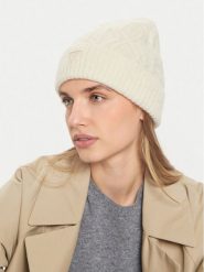 Guess Czapka AW5210 POL01 Beżowy. Brązowe czapki Guess, z aplikacjami, z materiału. Za 169.99 zł.