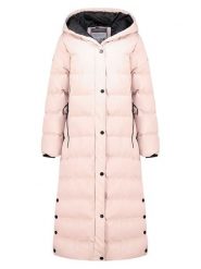 ANAPURNA Płaszcz pikowany "Belenana" w kolorze jasnoróżowym rozmiar: L. Różowe płaszcze ANAPURNA, l, bez wzorów, bez kaptura. Za 260.99 zł.