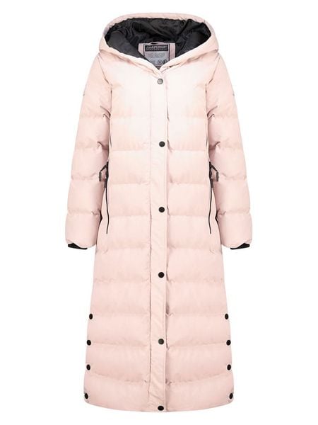 ANAPURNA Płaszcz pikowany "Belenana" w kolorze jasnoróżowym rozmiar: L. Różowe płaszcze ANAPURNA, l, bez wzorów, bez kaptura. Za 260.99 zł.