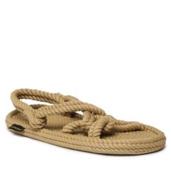 Sandały Bohonomad. Brązowe sandały Bohonomad, bez wzorów, bez obcasa, na płaskiej podeszwie, bez zapięcia. Za 279.99 zł.