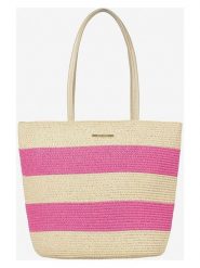 More & More Torebka w kolorze beżowo-różowym rozmiar: onesize. Brązowe torby na ramię More & More, bez wzorów, z materiału, na ramię, bez dodatków. Za 72.95 zł.