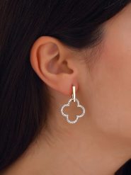 Luja Bijoux Pozłacane kolczyki-wkrętki z cyrkoniami rozmiar: onesize. Żółte kolczyki Luja Bijoux, z cyrkonią, pozłacane. Za 55.45 zł.