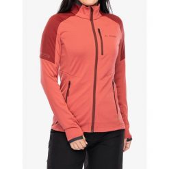Bluza polarowa damska Vaude Elope Fleece Jacket II. Czerwone bluzy Vaude, l, bez wzorów, z polaru, bez kaptura. Za 413.99 zł.