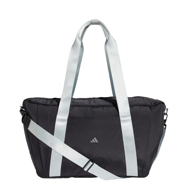 Torba HIIT Gym Duffel. Szare torby na ramię Adidas, bez wzorów, z materiału, sportowe, na ramię, bez dodatków. Za 296.45 zł.