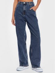 Tommy Jeans Jeansy Daisy DW0DW14783 Granatowy Baggy Fit. Niebieskie jeansy Tommy Jeans, bez wzorów. Za 259.99 zł.