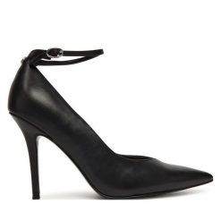Szpilki Guess. Czarne szpilki Guess, z aplikacjami, bez obcasa, na szpilce, bez zapięcia. Za 609.99 zł.