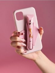 Błyszczyk do ust z uchwytem samoprzylepnym do etui telefonu - różowy. Błyszczyki Sinsay. Za 15.99 zł.