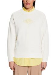 ESPRIT Bluza w kolorze szarym rozmiar: M. Szare bluzy Esprit, m, bez wzorów, z bawełny, bez kaptura. Za 96.83 zł.
