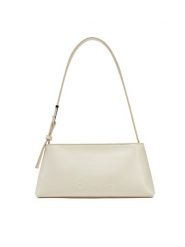 Calvin Klein Torebka Embossed Logo Shoulder Bag K60K612550 Écru. Torebki klasyczne Calvin Klein, bez wzorów, ze skóry, bez dodatków. Za 309.99 zł.