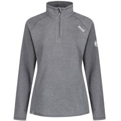 Bluza Polarowa Damska Montes Suwak Do Połowy. Szare bluzy Regatta, xs, bez wzorów, z polaru, bez kaptura. Za 94.99 zł.