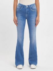 LTB Dżinsy "Novi" - Flare fit - w kolorze błękitnym rozmiar: W25/L34. Niebieskie jeansy LTB, l, z aplikacjami. Za 88.64 zł.