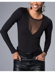 Milan Kiss Koszulka w kolorze czarnym rozmiar: M. Czarne bluzki Milan Kiss, m, bez wzorów, bez kołnierzyka, bez ramiączek. Za 122.09 zł.