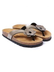 Mandel Japonki "Lene" w kolorze brązowym rozmiar: 40. Brązowe klapki Mandel, z aplikacjami, bez obcasa. Za 121.99 zł.