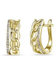 Les Favorites Pozłacane kolczyki z cyrkoniami rozmiar: onesize. Żółte kolczyki Les Favorites, z cyrkonią, pozłacane. Za 188.85 zł.