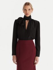 ACCESS FASHION Bluzka 54-2063-171 Czarny Regular Fit. Czarne bluzki ACCESS FASHION, bez wzorów, z syntetyku, bez kołnierzyka, bez ramiączek. Za 469.99 zł.