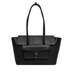 Torebka Coccinelle. Czarne shopper Coccinelle, bez wzorów, bez dodatków. Za 1,999.00 zł.