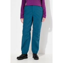 Damskie Spodnie softshell wodoodporne profilowane kolana polarowa podszewka. Niebieskie spodnie narciarskie Ulla Popken, plus size, bez wzorów, z materiału, trekkingowe. Za 432.99 zł.