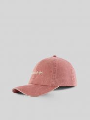 4F Czapka z daszkiem strapback damska - koralowa S/M (58cm). Brązowe czapki 4f, bez wzorów, z bawełny, klasyczne. Za 69.99 zł.