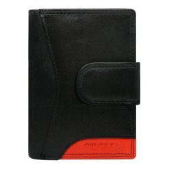 Portfel damski skórzany Cavaldi RD-09-CMN czarno czerwony - CZARNY Z CZERWONYM. Czarne portfele 4U Cavaldi, bez wzorów, ze skóry. Za 54.99 zł.