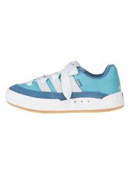 Adidas Skórzane sneakersy "Adimatic" w kolorze błękitnym rozmiar: 44. Niebieskie trampki Adidas, bez wzorów, bez zapięcia. Za 171.68 zł.