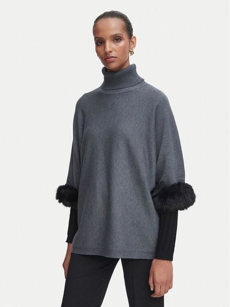 Rinascimento Golf CFM0012388003 Szary Oversize. Szare golfy Rinascimento, l, bez wzorów, z wiskozy, bez ramiączek. Za 414.99 zł.