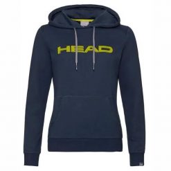 Bluza z kapturem damska CLUB ROSIE. Niebieskie bluzy Head, s, bez wzorów, z bawełny, z kapturem. Za 208.00 zł.