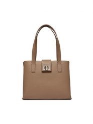 Furla Torebka 1927 M Tote 28 Soft WB01098-HSF000-1257S-1007 Beżowy. Brązowe torebki klasyczne Furla, bez wzorów, ze skóry, bez dodatków. Za 949.99 zł.
