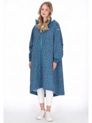 Schmuddelwedda Płaszcz przeciwdeszczowy w kolorze granatowo-turkusowym rozmiar: XXL. Niebieskie kurtki sportowe Schmuddelwedda, xxl, bez wzorów, bez kaptura, outdoorowe. Za 283.08 zł.