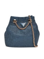 Guess Torebka Zalina Mini HWRP93 50750 Granatowy. Niebieskie torebki klasyczne Guess, z aplikacjami, z tworzywa sztucznego, bez dodatków. Za 719.99 zł.