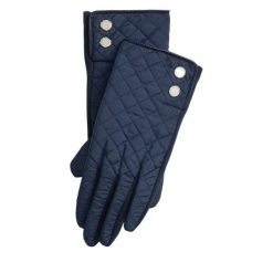 Rękawiczki Damskie LAUREN RALPH LAUREN. Niebieskie rękawiczki Lauren Ralph Lauren, bez wzorów, z dzianiny. Za 419.99 zł.