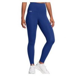 Legginsy treningowe damskie Under Armour UA Motion Ultra High-Rise. Niebieskie legginsy Under Armour, xs, bez wzorów. Za 177.99 zł.