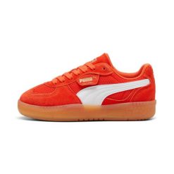 Sneakersy damskie Puma Palermo Moda Vintage. Czerwone obuwie sportowe Puma, bez zapięcia, trekkingowe. W wyprzedaży za 219.00 zł.