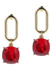 Otazu Pozłacane kolczyki-wkrętki z kryształami rozmiar: onesize. Żółte kolczyki Otazu, z kryształem, pozłacane. Za 86.99 zł.