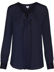 Seidensticker Bluzka w kolorze granatowym rozmiar: 36. Niebieskie bluzki Seidensticker, bez wzorów, z wiskozy, bez kołnierzyka, bez ramiączek. Za 136.45 zł.