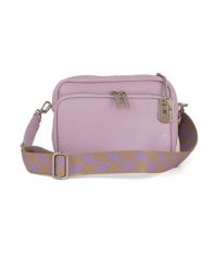 Anna Morellini Skórzana torebka "Erminia" w kolorze fioletowym - 22 x 17 x 9 cm rozmiar: onesize. Różowe torby na ramię Anna Morellini, bez wzorów, z materiału, na ramię, bez dodatków. Za 260.99 zł.