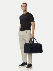 Tommy Hilfiger Torba weekendowa Th Foundation Duffle AM0AM14441 Czarny. Czarne torby podróżne TOMMY HILFIGER, bez wzorów. Za 649.99 zł.