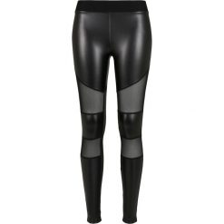 Damskie legginsy skórzane Urban Classics. Czarne legginsy Urban Classics, bez wzorów, ze skóry. Za 162.00 zł.
