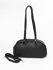 Lia Biassoni Skórzana torebka "Dollaro" w kolorze czarnym - 28 x 15 x 8 cm rozmiar: onesize. Czarne torby na ramię Lia Biassoni, bez wzorów, z materiału, na ramię, bez dodatków. Za 250.45 zł.